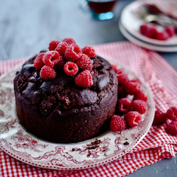 Raspberry Ricotta Chocolate Cake