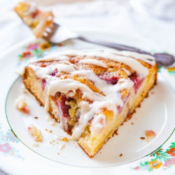 Strawberries & Cream Coffee Cake