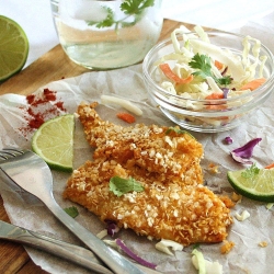 Quinoa-Crusted Fish Fillets