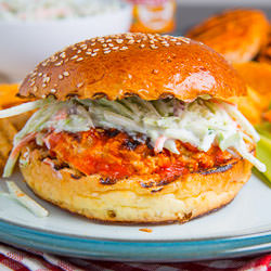 Buffalo Chicken Burgers