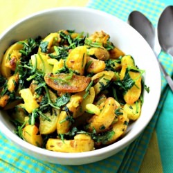 Sautéed Potatoes with Cilantro