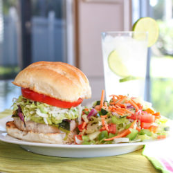 Poblano Avocado Turkey Burger