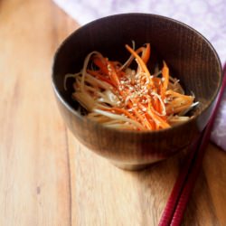 Carrot & Enoki Salad