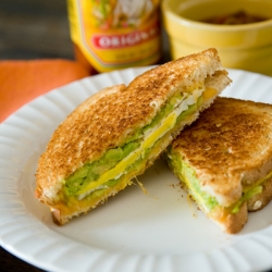 Grilled Cheese with Egg and Avocado