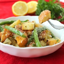 Red Potato Salad with Green Beans