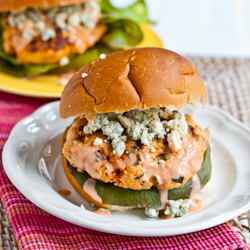 Buffalo Chicken Burgers