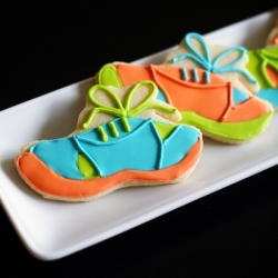 Running Shoe Cookies