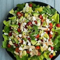 Salad with Chicken and Vinegairette