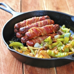 Bacon Wrapped Hotdogs