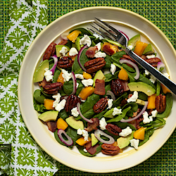 Spinach, Mango & Avocado Salad