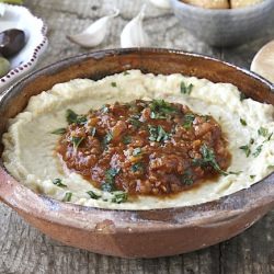 Eggplant and Ground Meat Sauce