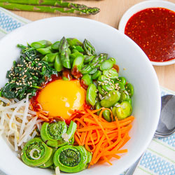 Spring Quinoa Bibimbap