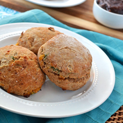 Apple Butter Cheddar Dill Biscuits