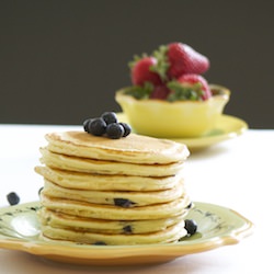 Fresh Blueberry Pancakes