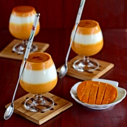 Homemade  Sweet Mango Yogurt