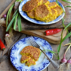 Wild Garlic & Chilli Corn Fritters