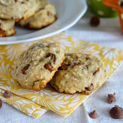 Choc Chip Oatmeal Banana Cookies