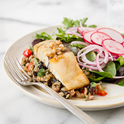 Maple-Planked Barramundi