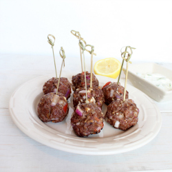 Gluten Free Greek Meatballs