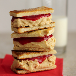 PB&J Ice Cream Sandwiches