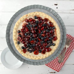 Cherry-Blueberry Cloud Pie