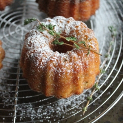 Olive Oil Cake with Thyme