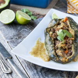 Stuffed Peppers with Chile Verde