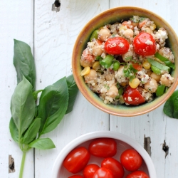 Rainbow Quinoa Summer Salad