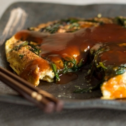 Nira-Tama (Garlic Chive Omelette)