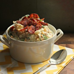 “Skinny” Loaded Baked Potato Salad