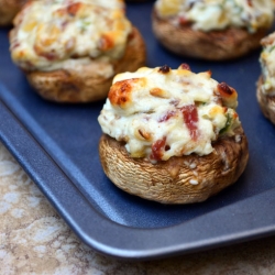 Bacon and Cheese Stuffed Mushrooms