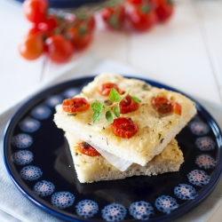 Focaccia with Cherry Tomato