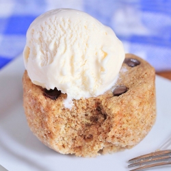 Microwave Cookie Dough Mug Cake