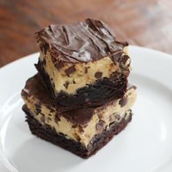 Chocolate Chip Cookie Dough Brownie