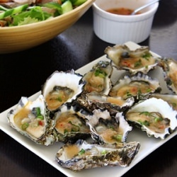 Oysters with Thai Lime and Ginger