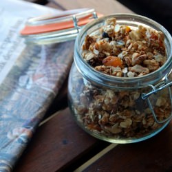 Maple Apricot and Banana Granola