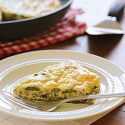 Asparagus & Swiss Cheese Fritatta