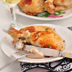 Chicken with Garlic Sauce