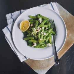 Spinach-Basil Pesto Penne