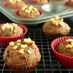 Vegan Carrot Molasses Muffins