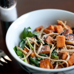 Balsamic Sweet Potato Pasta