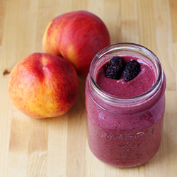 Healthy Peach Berry Smoothie