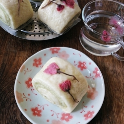 Cherry Blossom Mantou