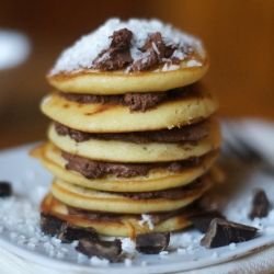 Bounty Bar Pancakes