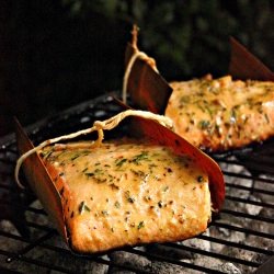 Grilled Cedar Wrapped Salmon