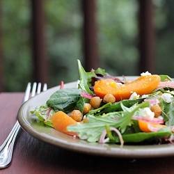 Roasted Chickpea & Apricot Salad