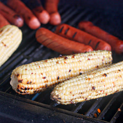 Grilled Chipotle Honey Corn