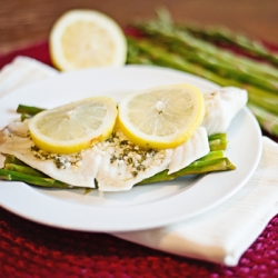 Foil Packet Baked Lemon Tilapia