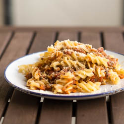 Mushroom Bolognese