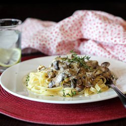 Mushroom & Leek Tagliatelle